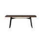 Contemporary Rectangle Dining Room Dinner Kitchen Table Solid Wood Dining Table