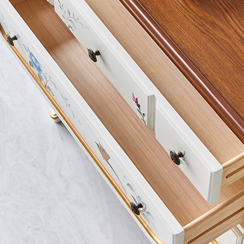 Cassettiera moderna in legno realizzata con cassettiera con 3/4/5 cassetti