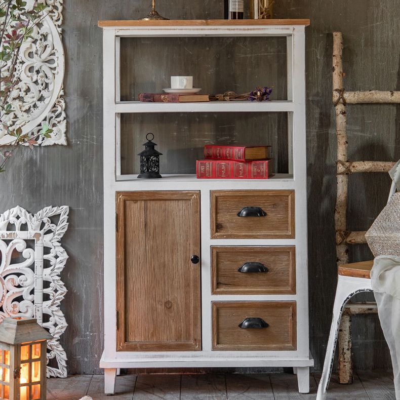 Wood 1 - Door Accent Cabinet Distressed Brown Shelves Included Chest with Drawers Clearhalo 'Cabinets & Chests' 'cabinets_chests' 'furn' 'furn_cabinets_chests' 'Furniture' 'Living Room Furniture' 1200x1200_ba8a10d9-8ecc-4be7-b532-f8ada3a8680b