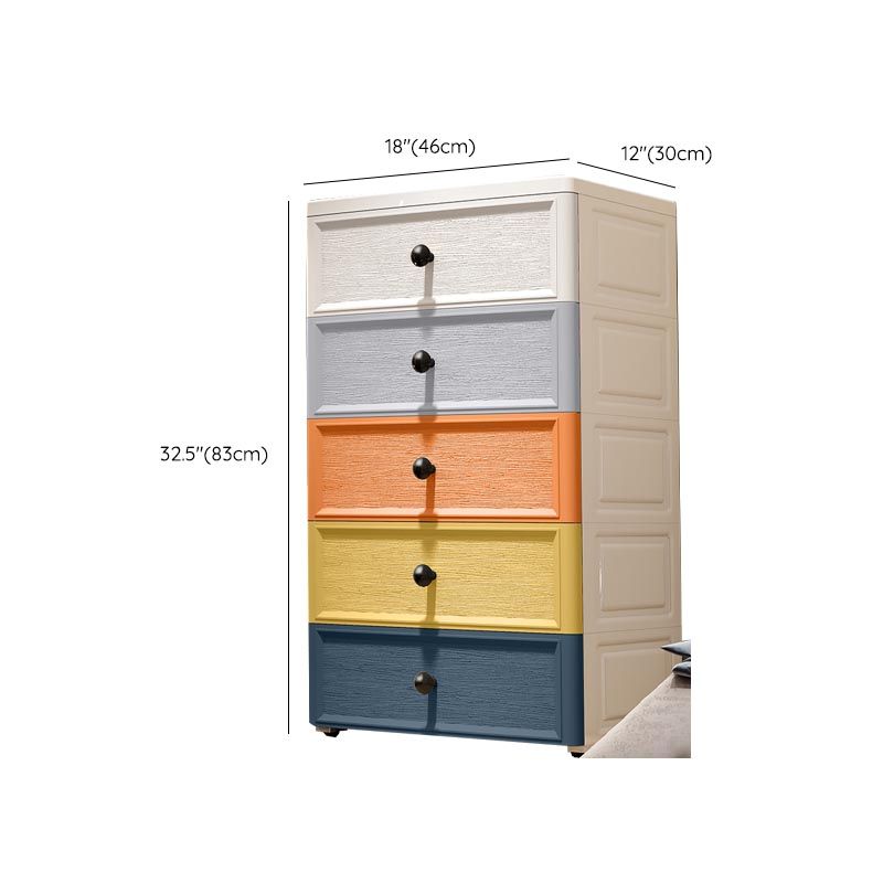 Plastic Storage Cabinet with Legs Contemporary Wardrobe Armoire
