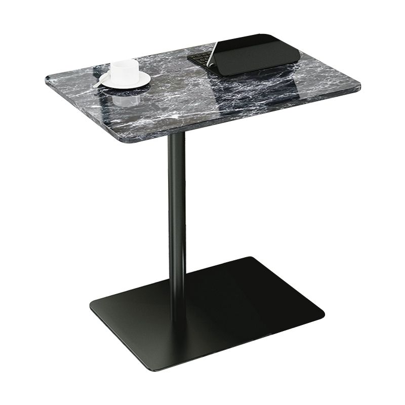 Modern Wood Side End Table Minimalist Rectangular Corner Table