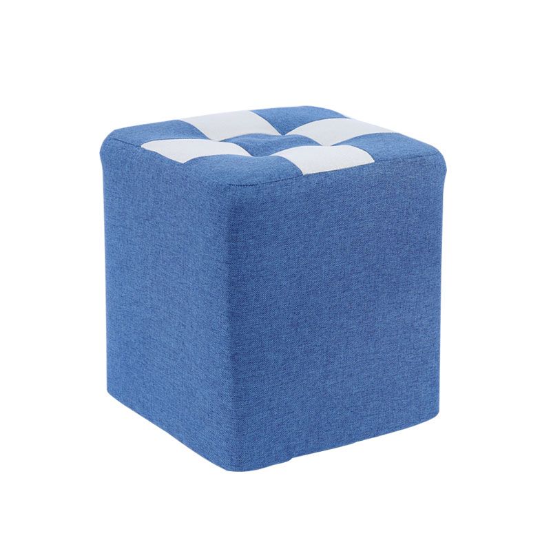 Modern Square Pouf Wooden Frame Cotton Pouf for Drawing Room Clearhalo 'furn' 'furn_ottomans_poufs' 'Furniture' 'Living Room Furniture' 'Ottomans & Poufs' 'ottomans_poufs' 1200x1200_ba8c4d50-b802-4b05-9980-5f8972147b87