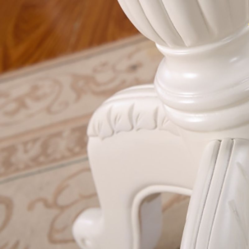 Scandinavian Pedestal Coffee Table Round Wooden Coffee Table for Living Room