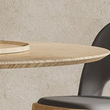 Contemporary Pedestal Dining Table Wood Dinner Table for Home Clearhalo 'Dining Tables & Seating' 'Dining Tables' 'dining_table' 'furn' 'furn_dining_table' 'Furniture' 'Kitchen & Dining Furniture' 1200x1200_ba8debc5-c72e-43e0-9a52-0958669d1cc2