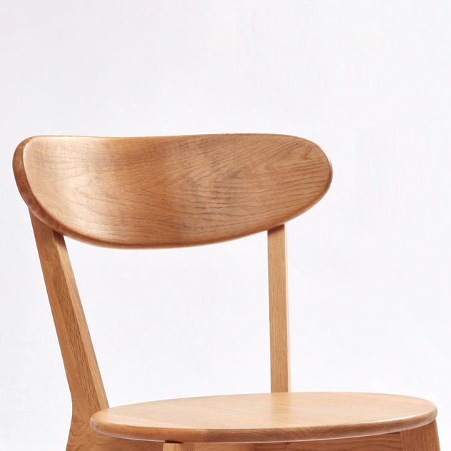 Contemporary Dining Armless Chair Matte Finish Solid Wood Open Back Chair Clearhalo ' kitchen&dining_furn' 'Dining Chairs' 'Dining Tables & Seating' 'dining_chair' 'Furniture' 'furniture_dining_chair' 'Kitchen & Dining Furniture' 'kitchen' 1200x1200_ba8f1866-06d1-4979-9ad1-7e017cc024f0