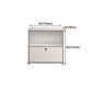 Stainless Steel Sideboard Contemporary Style Storage Dining Sideboard Clearhalo 'buffet_sideboard' 'Buffets & Sideboards' 'furn' 'furn_buffet_sideboard' 'Furniture' 'Kitchen & Dining Furniture' 1200x1200_ba9059fc-c8b8-4c83-a548-7006b83fe493
