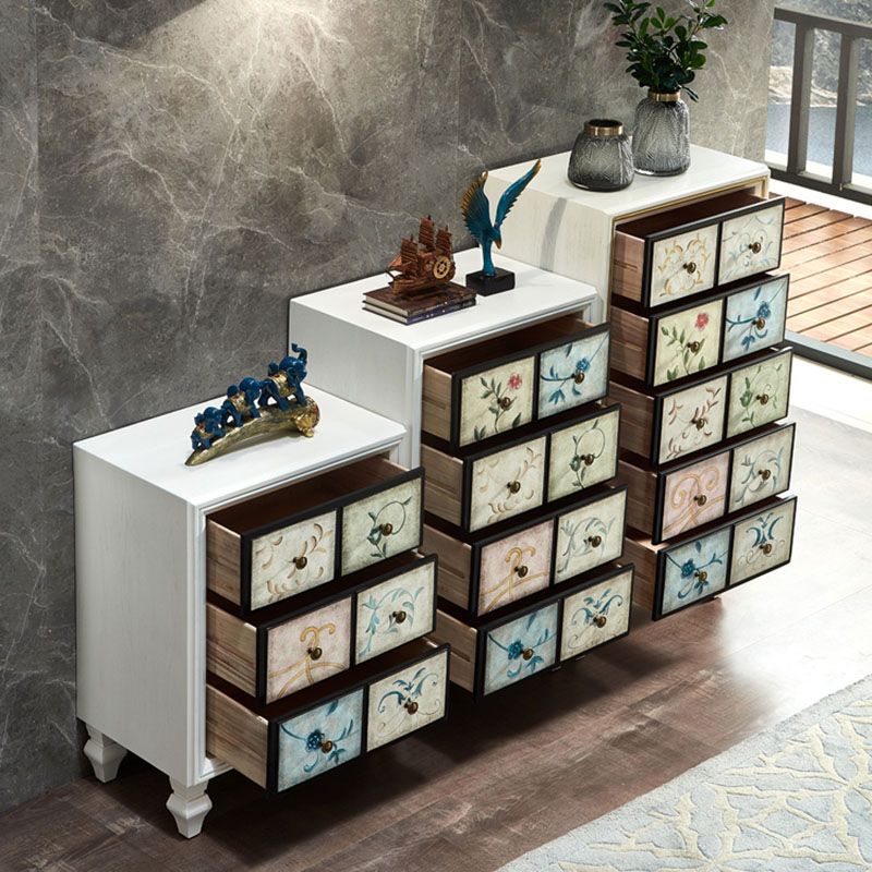 15,99/17,55 inch W Traditionele opbergkorst Dressoir massief houtservleek