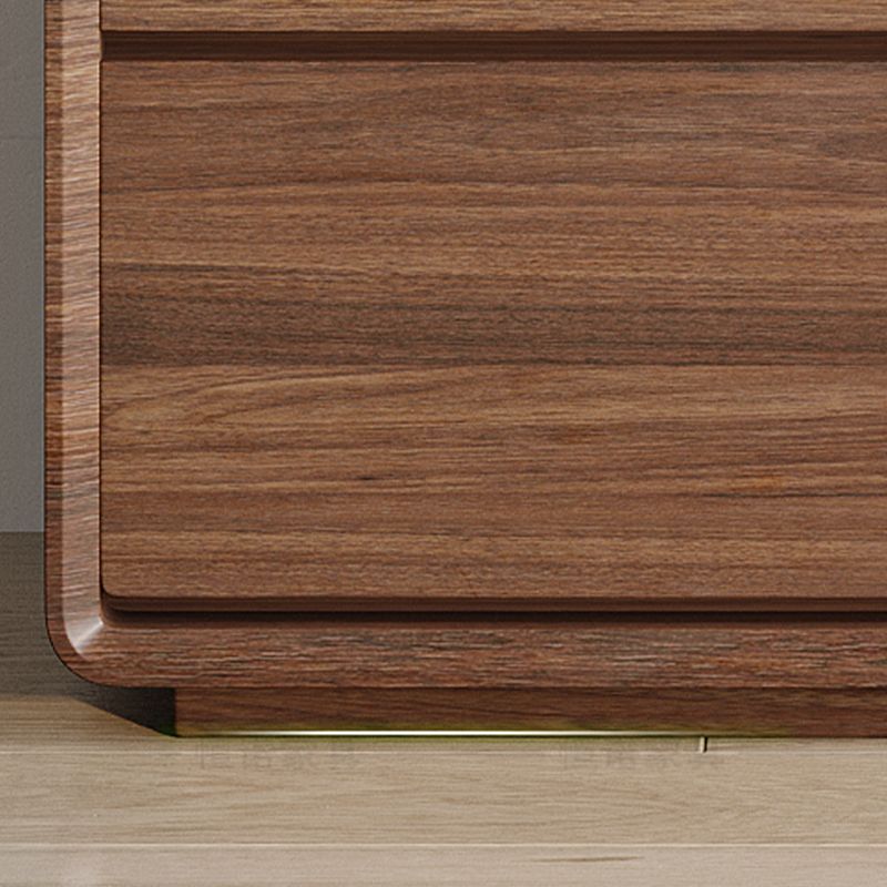 Mobile moderno mobile in legno marrone armadio laterale resistente all'acqua con cassetto