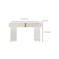 13.77 "Large Vanity Vanity White Makeup Vanity Desk Table avec 2/6 tiroirs