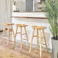 Saddle Seat Footrest Counter Chair Modern Backless Counter Stools in Natural Clearhalo 'Bar Furniture' 'Bar Stools' 'bar_stools' 'furn' 'furn_bar_stools' 'Furniture' 'Kitchen & Dining Furniture' 1200x1200_ba952e71-9e38-44b8-bf5a-7227245df657