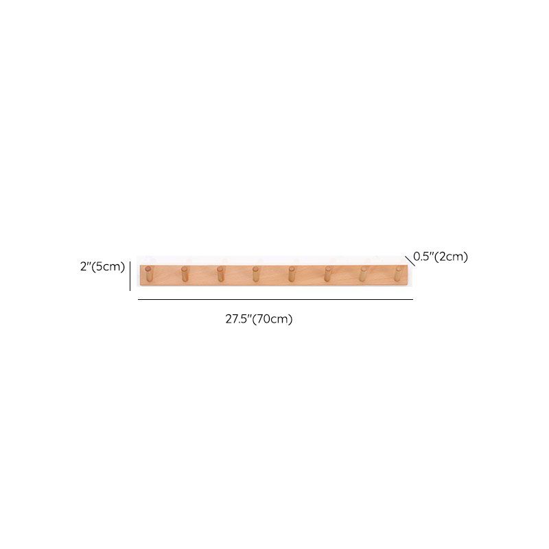 Modernes Eingangs-Kit Holzwand mit Hakenkleiderbügel montiert