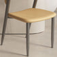 Faux lederen eetkamerstoelen Designer Style Open Back Armloze stoel