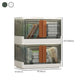 Contemporary Shelf Bookcase Folding Closed Back Plastic Bookcase Clearhalo 'Bookcases' 'furn' 'furn_bookcases' 'Furniture' 'Office Furniture' 1200x1200_ba97b590-82cb-4d4f-ba4f-f3a2f9aed9fc