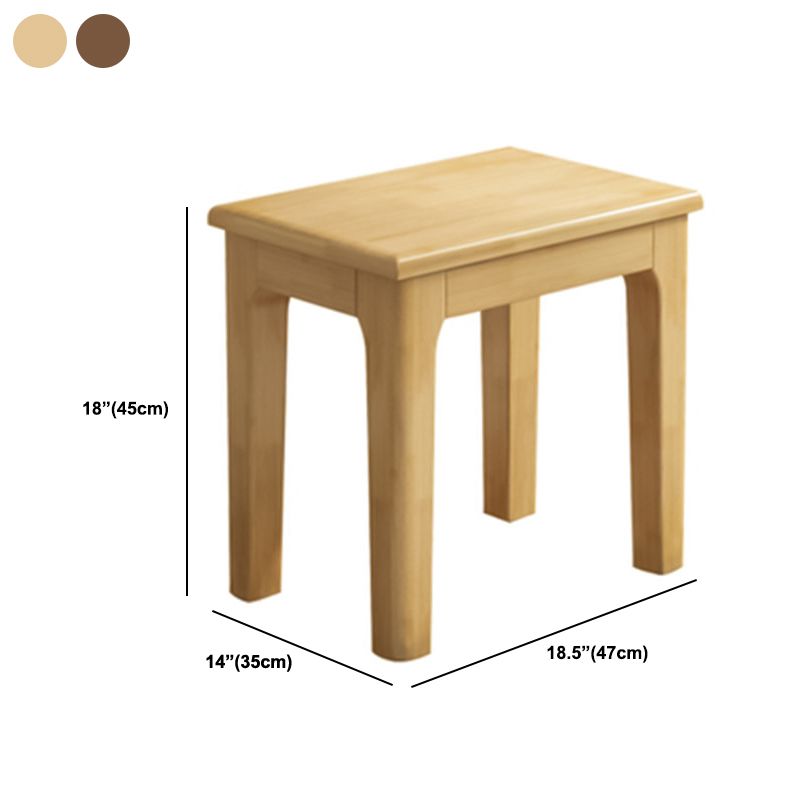 17.7 Inch Height Modern Seating Bench Solid Wood Bench with Legs Clearhalo 'Benches' 'Chairs & Seating' 'furn' 'furn_benches' 'Furniture' 'Living Room Furniture' 1200x1200_ba98c14f-f183-4d7c-91c0-157cc6fc6698