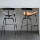 Glam Iron Counter Height Stools Cushion Barhocker für Bristol