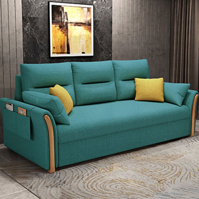Fabric Sofa Bed Settee Furniture Flared Arm Latex Filled Sofa Clearhalo 'furn' 'furn_sofas' 'Furniture' 'furniture_sofas' 'kitchen' 'kitchen_sofas' 'Living Room Furniture' 'Sofa' 'sofas' 1200x1200_ba9c565b-2106-4262-b322-47b1623044b4