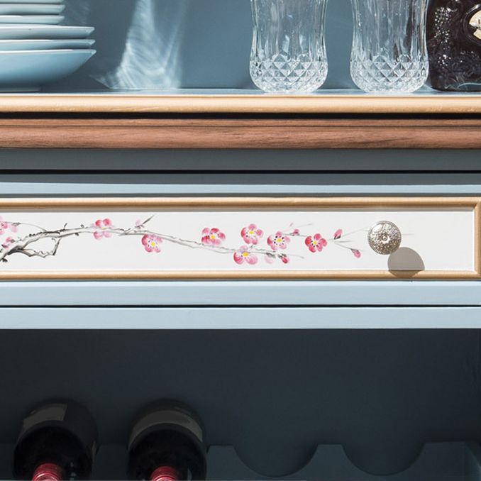 Glam Dining Buffet Birch Buffet Table with Doors for Dining Room Clearhalo 'buffet_sideboard' 'Buffets & Sideboards' 'furn' 'furn_buffet_sideboard' 'Furniture' 'Kitchen & Dining Furniture' 1200x1200_ba9cfa4d-4226-40d4-83f4-f57314430a44