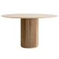 Round Pedestal Base Dining Table Modern Wood Table for Dining Room Clearhalo 'Dining Tables & Seating' 'Dining Tables' 'dining_table' 'furn' 'furn_dining_table' 'Furniture' 'Kitchen & Dining Furniture' 1200x1200_baa10fab-3c7f-4ed2-b2cc-1aa37c17c742