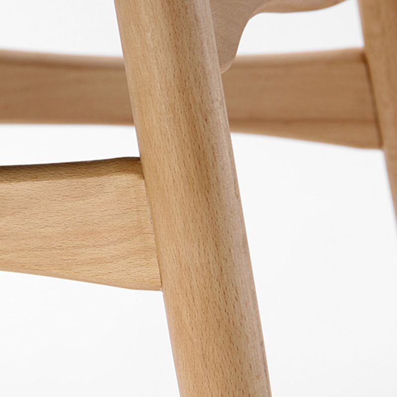 Sedie moderne senza braccia a bracciale a bracciale per casa pranzo in pelle PU