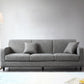 Contemporary Velvet/Linen Couch Square Arm Sofa with Loose Back Clearhalo 'furn' 'furn_sofas' 'Furniture' 'furniture_sofas' 'Living Room Furniture' 'Sofa' 'sofas' 1200x1200_baa32645-a0e8-4b00-a6aa-6065c6cbe595