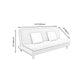 Foldable and Wear-resisting Linen Armless Sofa with Tight Back for Apartment Clearhalo 'furn' 'furn_sofas' 'Furniture' 'furniture_sofas' 'kitchen' 'kitchen_sofas' 'Living Room Furniture' 'Sofa' 'sofas' 1200x1200_baa345b3-a782-4397-aea0-c52ebe311f54