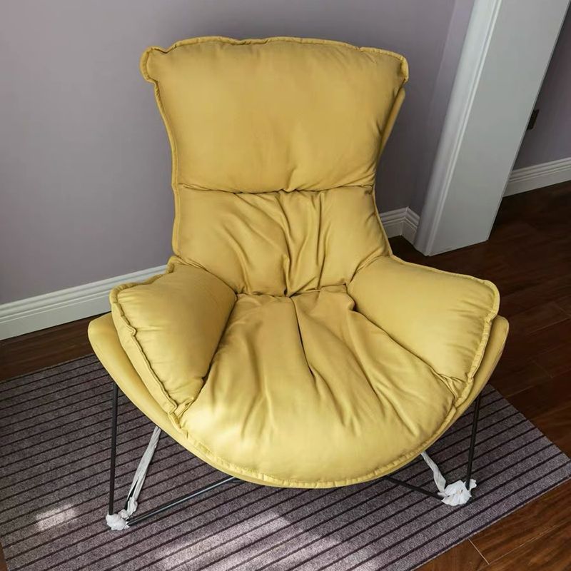 Chaise de salon sans bras en cuir en faux cuir 34,25 "L x 37,40" W x 34,64 "H CHAISE DE CHAISE CUSHION