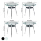 Round Transparent Dining Table Glass Table Modern with 3 Legs Pedestal Clearhalo ' dining_table' 'Dining Tables & Seating' 'Dining Tables' 'furn' 'furn_dining_table' 'Furniture' 'furniture_dining_table' 'Kitchen & Dining Furniture' 'kitchen&dining_furn' 'kitchen' 'kitchen_dining_table' 1200x1200_baa53bfe-fae5-444c-ab31-357ea51a5a32