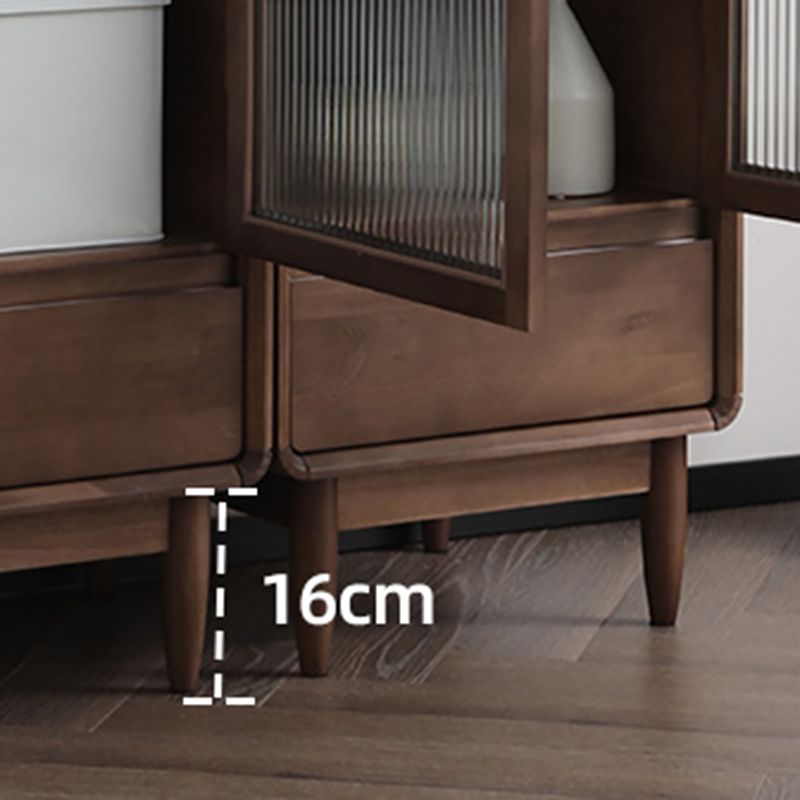 Glass 1 - Door and 1 - Drawer Accent Chest, Dover Wood Chest