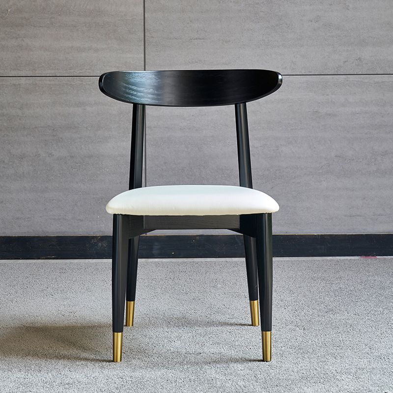 Modern Style Wooden Matte Finish Side Chair Open Back Side Chair for Dinning Room Clearhalo ' kitchen&dining_furn' 'Dining Chairs' 'Dining Tables & Seating' 'dining_chair' 'furn' 'furn_dining_chair' 'Furniture' 'furniture_dining_chair' 'Kitchen & Dining Furniture' 'kitchen' 1200x1200_baaa4254-f8bb-4599-a65d-46a3658e0ba3
