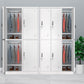 Metal Wardrobe Cabinet Contemporary Hinged Wardrobe Closet for Home Clearhalo 'Armoires & Wardrobes' 'armoires_wardrobes' 'Bedroom Furniture' 'furn' 'furn_armoires_wardrobes' 'Furniture' 1200x1200_baaa5f9b-03c6-4fa2-9bd9-3f205008da36