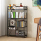 9.84"W Bookshelf Contemporary Style Open Back Bookcase for Home Office Clearhalo 'Bookcases' 'furn' 'furn_bookcases' 'Furniture' 'furniture_bookcases' 'Office Furniture' 1200x1200_baab6fb2-73af-47ff-a78f-a9da98cc6402