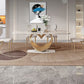 Glam Style gesinterde stenen eetset rechthoekig 1/2/4/5/7/9-delige eetset
