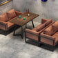 Industrial Brown Dinner Table Solid Wood Table with Metal Base for Dining Room Clearhalo ' dining_table' 'Dining Tables & Seating' 'Dining Tables' 'furn' 'furn_dining_table' 'Furniture' 'furniture_dining_table' 'Kitchen & Dining Furniture' 'kitchen&dining_furn' 'kitchen' 'kitchen_dining_table' 1200x1200_baab977f-2652-4545-a830-e3cb7f2e39e3