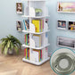 White Closed Back Bookshelf Manufactured Wood Bookcase for Living Room Clearhalo 'Bookcases' 'furn' 'furn_bookcases' 'Furniture' 'furniture_bookcases' 'Office Furniture' 1200x1200_baad6496-8b37-451d-92fd-e581d8535947