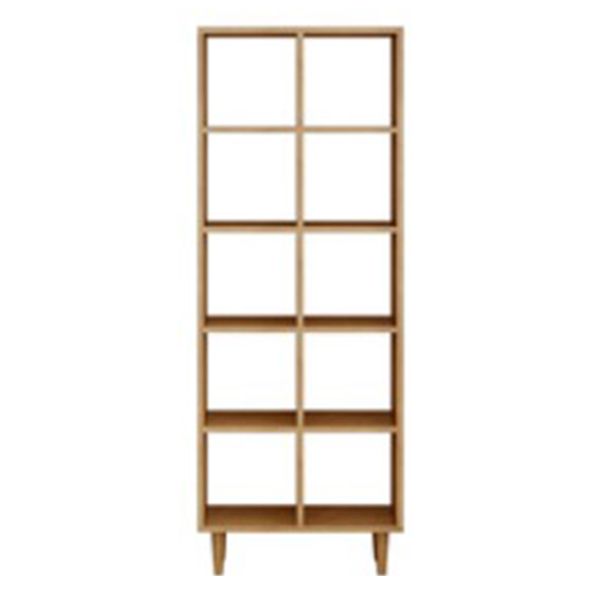 Modern Style Open Back Bookshelf Wooden Shelf Bookcase in Brown Clearhalo 'Bookcases' 'furn' 'furn_bookcases' 'Furniture' 'Office Furniture' 1200x1200_baad7fbf-08f1-4312-a092-777af99119df