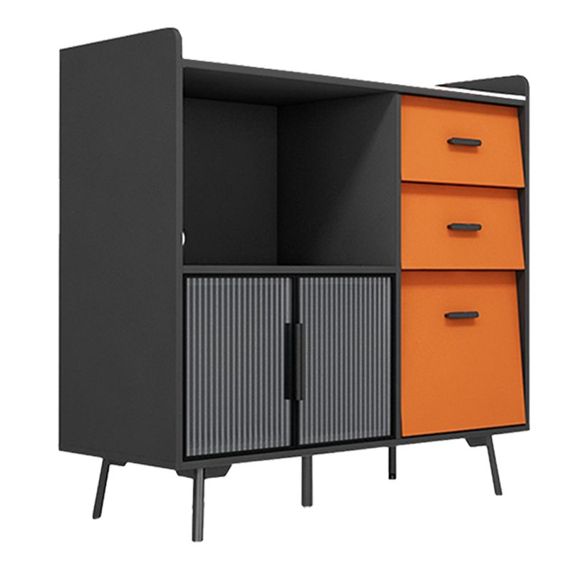 Modern Buffet Sideboard Stone Sideboard with Cabinets and Cabinets Clearhalo 'buffet_sideboard' 'Buffets & Sideboards' 'furn' 'furn_buffet_sideboard' 'Furniture' 'Kitchen & Dining Furniture' 1200x1200_baaf29d0-cadc-4692-adfa-b7d83fbc6539