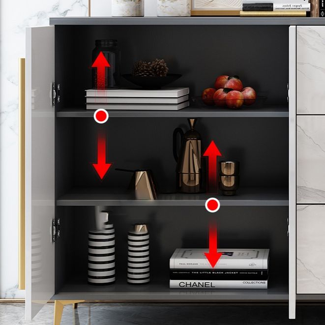 Ingegnere sideboard in stile glam Sideboard in legno con porta per il soggiorno uso