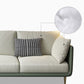 Green Luxurious Sectional Sofa Faux Leather Round Arm Sectional