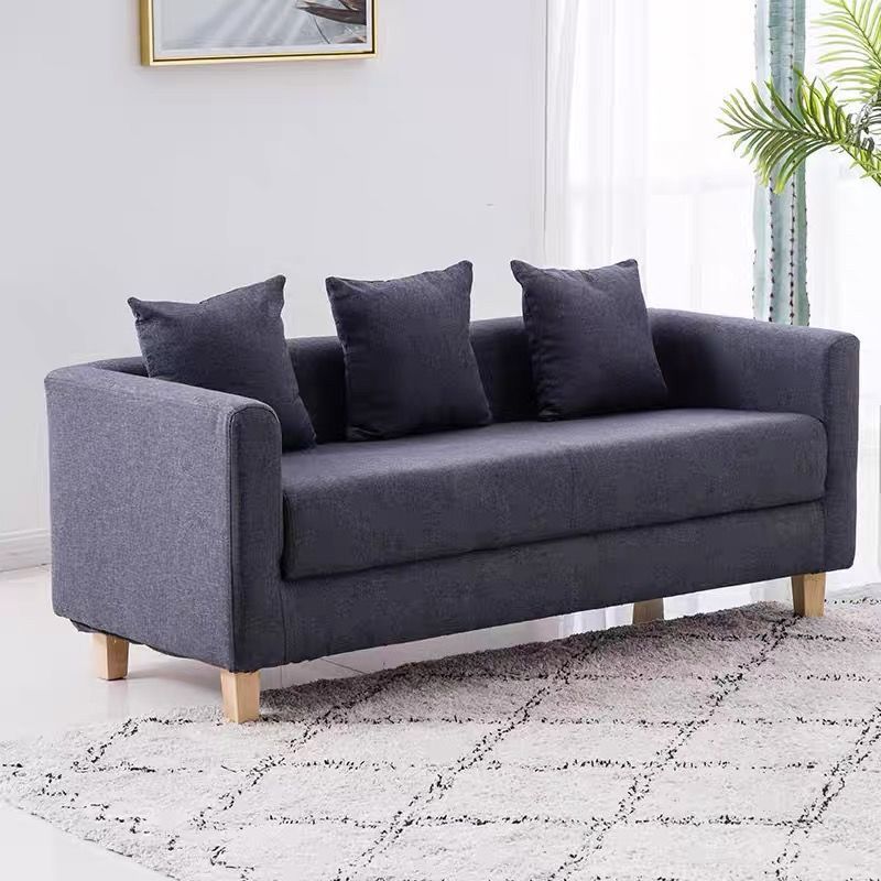 Linen Standard Square Arm Sofa Couch Contemporary Tight Back Sofa Set Clearhalo 'Furniture' 'furniture_sofas' 'Living Room Furniture' 'Sofa' 'sofas' 1200x1200_bab62521-8119-4f3f-ac2d-218df6e8d493