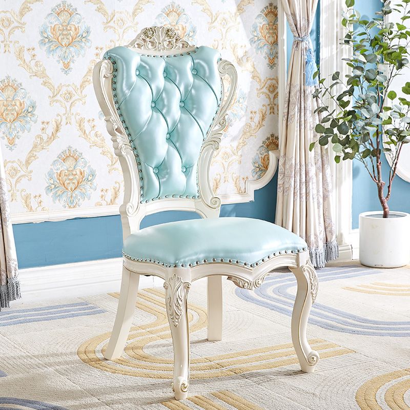 Victorian Style Dining Side Chair Dining Armless Side Chairs for Home Use (Set of 2) Clearhalo ' kitchen&dining_furn' 'Dining Chairs' 'Dining Tables & Seating' 'dining_chair' 'furn' 'furn_dining_chair' 'Furniture' 'furniture_dining_chair' 'Kitchen & Dining Furniture' 'kitchen' 1200x1200_babab07c-c5c2-47a5-a62a-9c3b7e177432