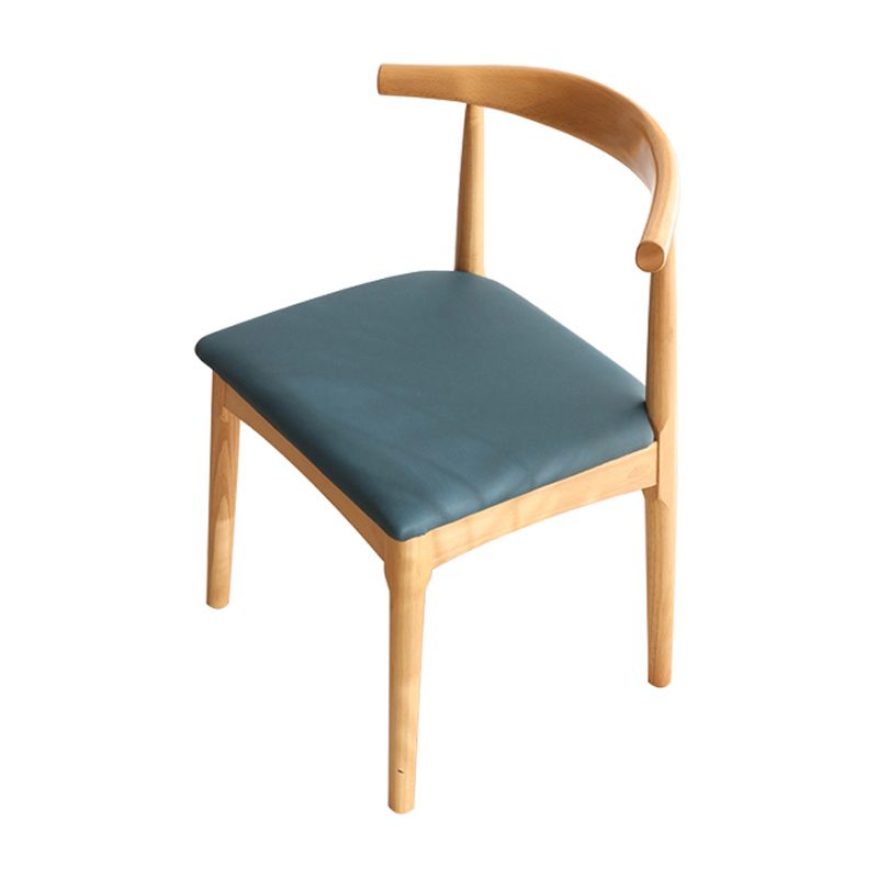 Scandinavian Dining Chair 17'' Wide Wood Dining Side Chair with Open Back for Home Use Clearhalo ' kitchen&dining_furn' 'Dining Chairs' 'Dining Tables & Seating' 'dining_chair' 'furn' 'furn_dining_chair' 'Furniture' 'furniture_dining_chair' 'Kitchen & Dining Furniture' 'kitchen' 1200x1200_babb5827-733b-4629-a6b6-4ef94c806b18