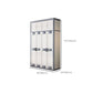 Rubberwood Wardrobe Closet Contemporary Hinged Wardrobe Cabinet