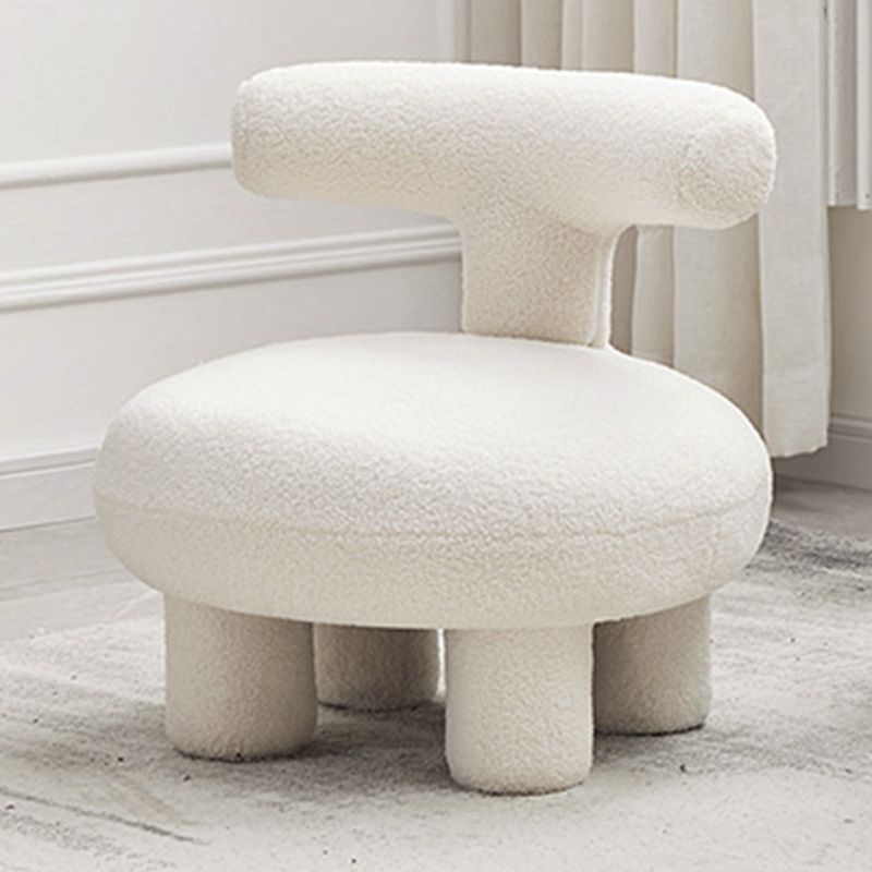 Wool Slipper Chair Modern Armless Slipper Chair for Living Room, Bedroom Clearhalo 'Accent Chairs' 'accent_chairs' 'Chairs & Seating' 'furn' 'furn_accent_chairs' 'Furniture' 'Living Room Furniture' 1200x1200_babddf6f-20bf-436a-9680-2b26c71bcf62