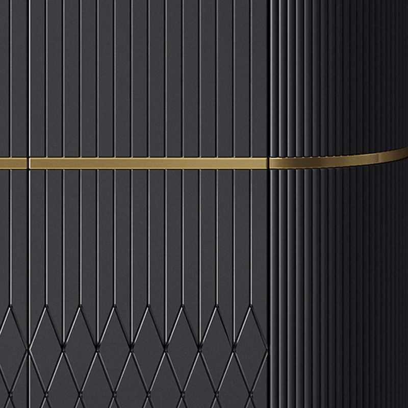 Glam Stone Top Sideboard Engineered Wood Side Board with Gold Legs Clearhalo 'buffet_sideboard' 'Buffets & Sideboards' 'furn' 'furn_buffet_sideboard' 'Furniture' 'Kitchen & Dining Furniture' 1200x1200_babfa934-030a-43da-bc07-2105d6f55290