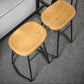 Industrial Style Bar-stool with Sled Round Saddle Seat Counter Stool for Kitchen Clearhalo 'Bar Furniture' 'Bar Stools' 'bar_stools' 'furn' 'furn_bar_stools' 'furniture_bar_stools' 'Kitchen & Dining Furniture' 'kitchen&dining_furn' 'kitchen' 'kitchen_furn' Furniture' 1200x1200_bac0b5ce-16ba-4b53-ab7c-dbe31f57b171