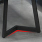 Industrial Style Dining Table Black Sintered Stone Table with Metal Base