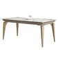 Traditional Luxury Rectangle Dining Table Sintered Stone Table with 4 Metal Legs Clearhalo ' dining_table' 'Dining Tables & Seating' 'Dining Tables' 'furn' 'furn_dining_table' 'Furniture' 'furniture_dining_table' 'Kitchen & Dining Furniture' 'kitchen&dining_furn' 'kitchen' 'kitchen_dining_table' 1200x1200_bac2613b-9580-470f-864b-06155ee62b53