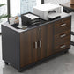 Modern File Cabinet Wood Lock Storage Filing Cabinet with Wheels Clearhalo 'Filing Cabinets' 'filling_cabinets' 'furn' 'furn_filling_cabinets' 'Furniture' 'Office Furniture' 1200x1200_bac2835f-2366-406c-8747-cb99a11e7c04