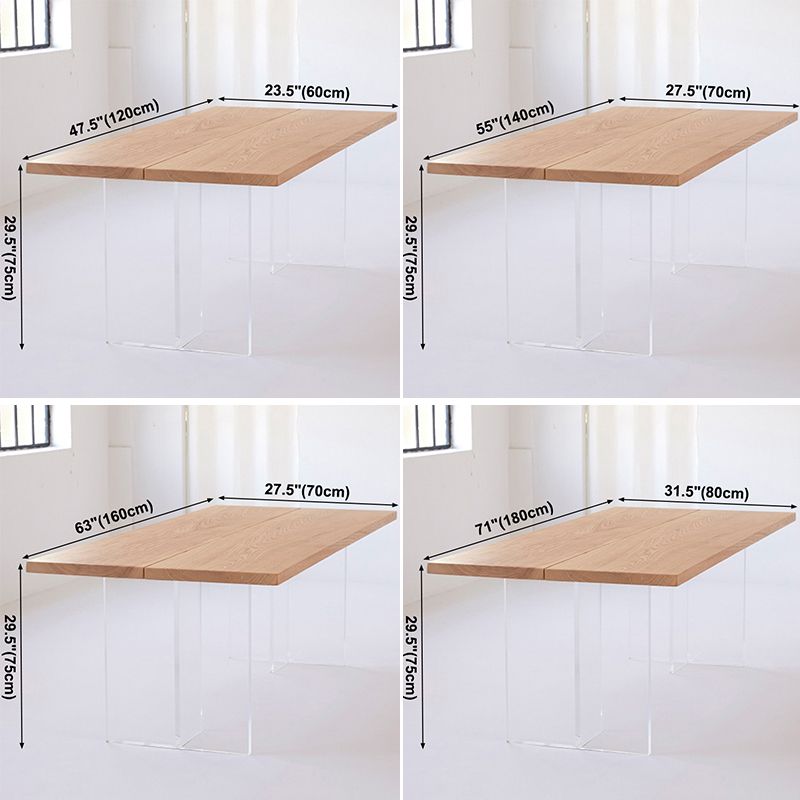Double Pedestal Dining Table Simple Style Pine Solid Wood Dining Site Table Clearhalo ' dining_table' 'Dining Tables & Seating' 'Dining Tables' 'furn' 'furn_dining_table' 'Furniture' 'furniture_dining_table' 'Kitchen & Dining Furniture' 'kitchen&dining_furn' 'kitchen' 'kitchen_dining_table' 1200x1200_bac3392b-678e-4fab-82ea-bc06d34ada00