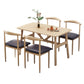 Contemporary Wood Rectangle Shape Dining Furniture 4 Legs Table Formal for Dining Room Clearhalo 'Dining Room Sets' 'Dining Tables & Seating' 'dining_room_set' 'furn' 'furn_dining_room_set' 'Furniture' 'furniture_dining_room_set' 'Kitchen & Dining Furniture' 'kitchen&dining_furn' 'kitchen' 1200x1200_bac7db05-939f-425e-9c82-a174606ce6a5